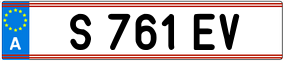 Truck License Plate